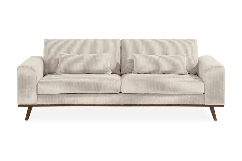 Copenhagen 3-seters Manchestersofa, Beige