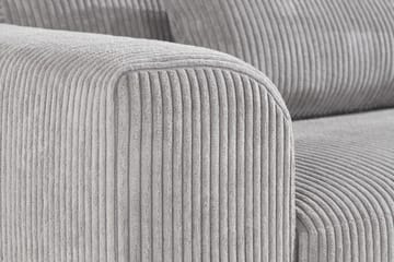 Copenhagen 3-seters Manchestersofa - Lys grå - Møbler - Sofaer - 3 seter sofa