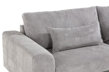 Copenhagen 3-seters Manchestersofa - Lys grå - Møbler - Sofaer - 3 seter sofa