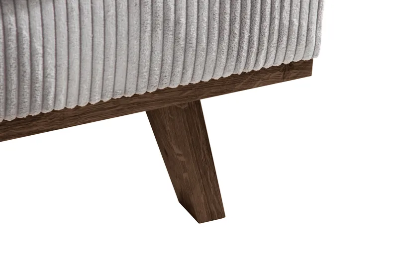 Copenhagen 3-seters Manchestersofa - Lys grå - Møbler - Sofaer - 3 seter sofa