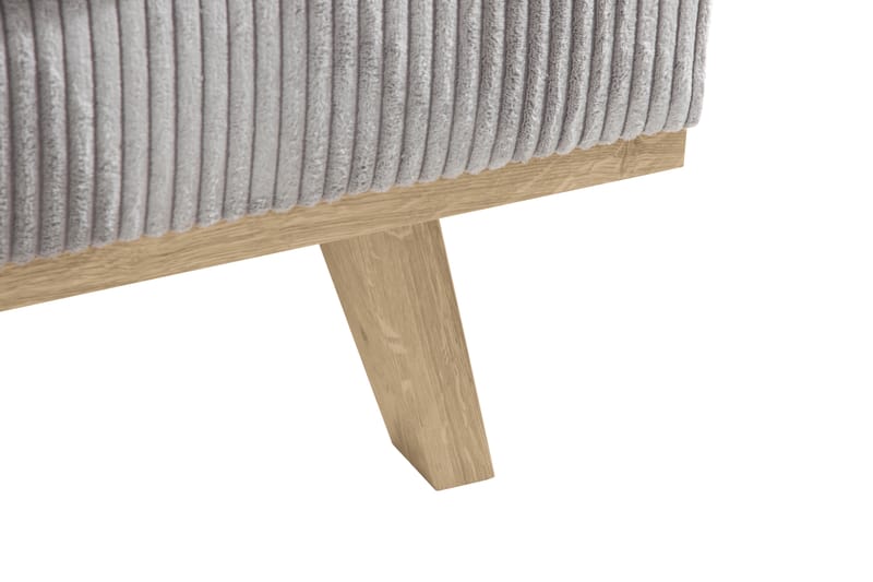 Copenhagen 3-seters Manchestersofa - Lys grå - Møbler - Sofaer - 3 seter sofa
