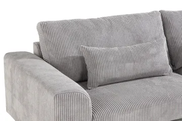 Copenhagen 3-seters Manchestersofa - Lys grå - Møbler - Sofaer - 3 seter sofa