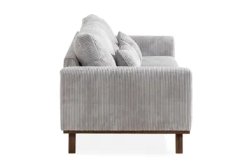 Copenhagen 3-seters Manchestersofa - Lys grå - Møbler - Sofaer - 3 seter sofa