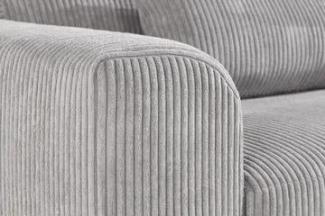 Copenhagen 3-seters Manchestersofa - Lys grå - Møbler - Sofaer - 3 seter sofa