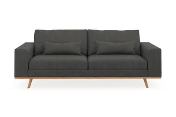 Copenhagen 3-seters Manchestersofa - Mørk grå - Møbler - Sofaer - 3 seter sofa