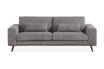 Copenhagen 3-seters Manchestersofa - Mørk grå - Møbler - Sofaer - 3 seter sofa