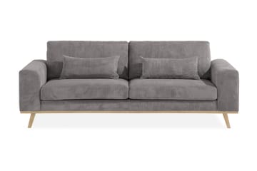 Copenhagen 3-seters Manchestersofa - Mørk grå - Møbler - Sofaer - 3 seter sofa