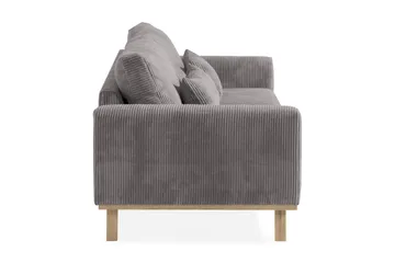 Copenhagen 3-seters Manchestersofa - Mørk grå - Møbler - Sofaer - 3 seter sofa