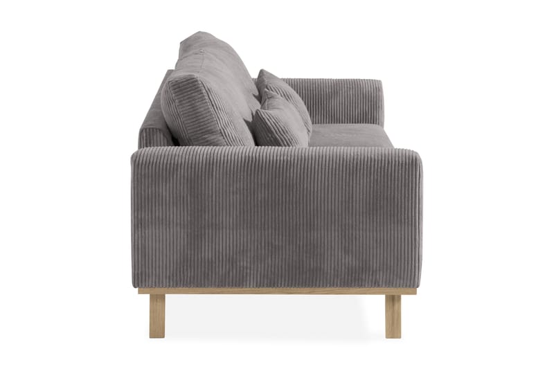 Copenhagen 3-seters Manchestersofa - Mørk grå - Møbler - Sofaer - 3 seter sofa