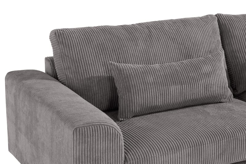 Copenhagen 3-seters Manchestersofa - Mørk grå - Møbler - Sofaer - 3 seter sofa