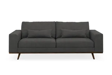 Copenhagen 3-seters Manchestersofa - Mørk grå - Møbler - Sofaer - 3 seter sofa