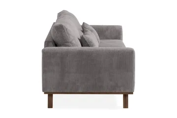 Copenhagen 3-seters Manchestersofa - Mørk grå - Møbler - Sofaer - 3 seter sofa
