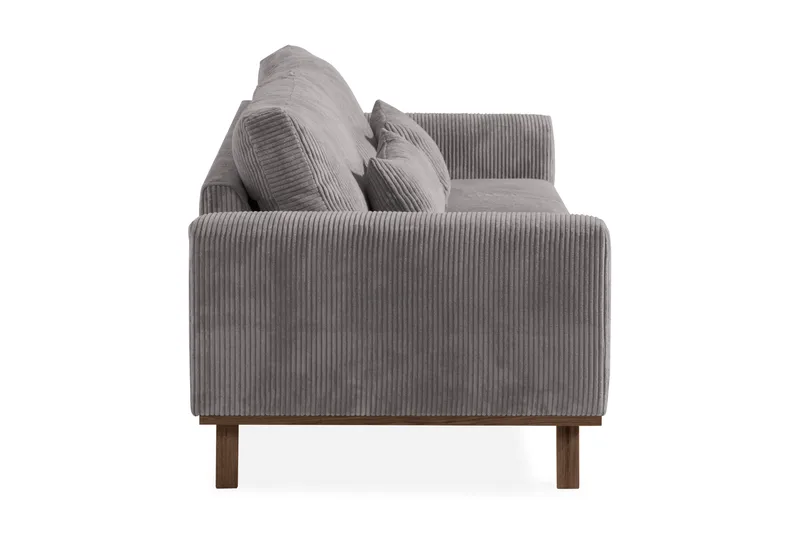 Copenhagen 3-seters Manchestersofa - Mørk grå - Møbler - Sofaer - 3 seter sofa