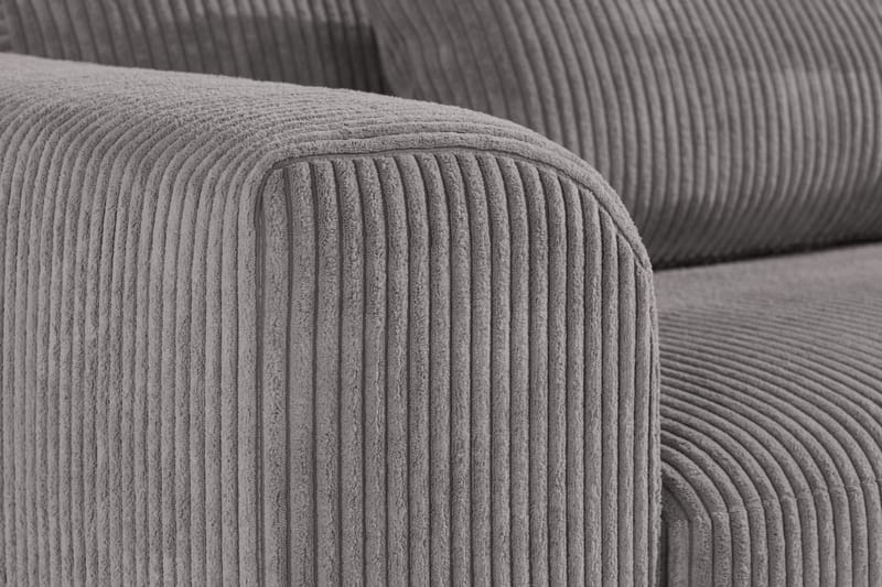 Copenhagen 3-seters Manchestersofa - Mørk grå - Møbler - Sofaer - 3 seter sofa