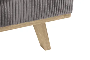 Copenhagen 3-seters Manchestersofa - Mørk grå - Møbler - Sofaer - 3 seter sofa