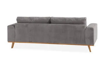 Copenhagen 3-seters Manchestersofa - Mørk grå - Møbler - Sofaer - 3 seter sofa