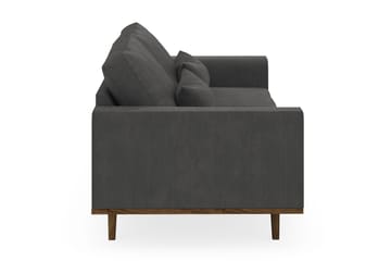 Copenhagen 3-seters Manchestersofa - Mørk grå - Møbler - Sofaer - 3 seter sofa