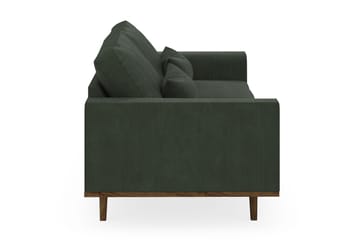 Copenhagen 3-seters Manchestersofa - Mørk grønn - Møbler - Sofaer - 3 seter sofa
