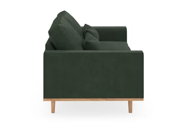 Copenhagen 3-seters Manchestersofa - Mørk grønn - Møbler - Sofaer - 3 seter sofa