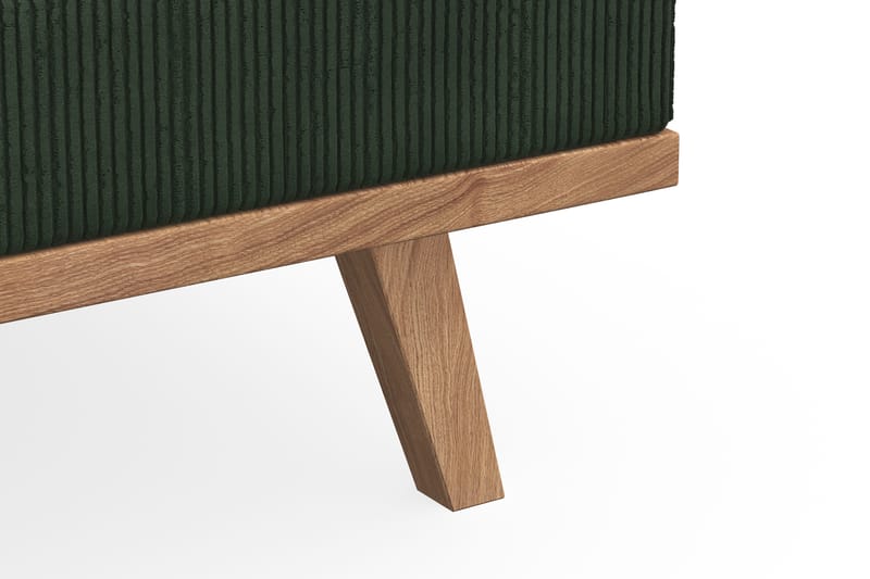 Copenhagen 3-seters Manchestersofa - Mørk grønn - Møbler - Sofaer - 3 seter sofa