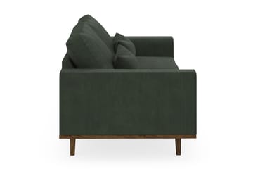 Copenhagen 3-seters Manchestersofa - Mørk grønn - Møbler - Sofaer - 3 seter sofa