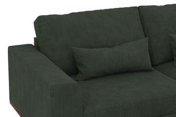 Copenhagen 3-seters Manchestersofa - Mørk grønn - Møbler - Sofaer - 3 seter sofa