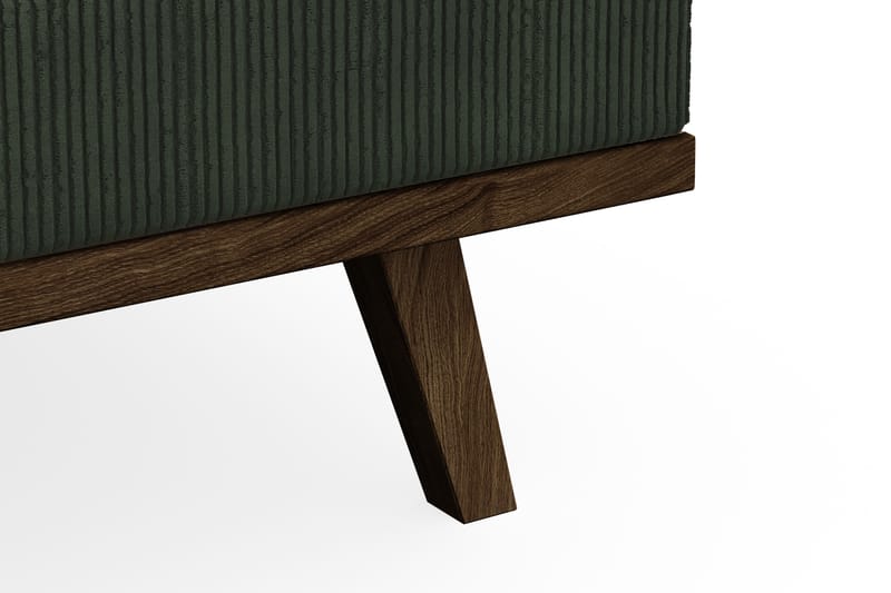 Copenhagen 3-seters Manchestersofa - Mørk grønn - Møbler - Sofaer - 3 seter sofa