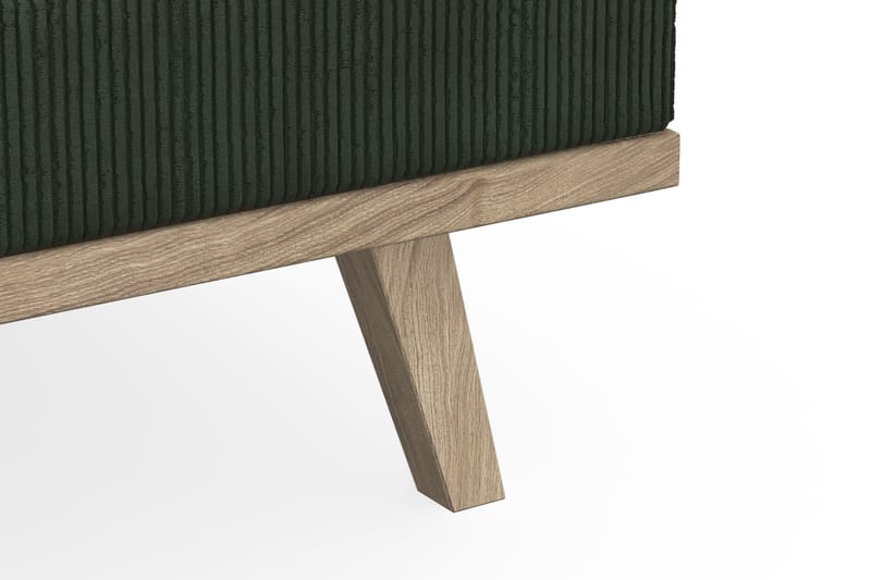Copenhagen 3-seters Manchestersofa - Mørk grønn - Møbler - Sofaer - 3 seter sofa