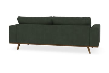 Copenhagen 3-seters Manchestersofa - Mørk grønn - Møbler - Sofaer - 3 seter sofa