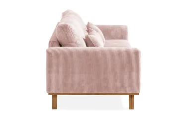 Copenhagen 3-seters Manchestersofa - Rosa - Møbler - Sofaer - 3 seter sofa