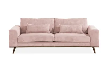 Copenhagen 3-seters Manchestersofa - Rosa - Møbler - Sofaer - 3 seter sofa