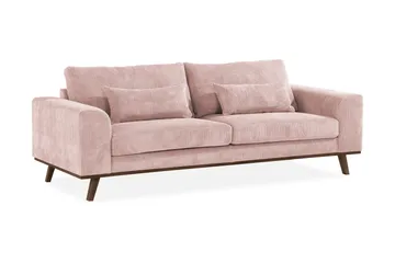 Copenhagen 3-seters Manchestersofa - Rosa - Møbler - Sofaer - 3 seter sofa