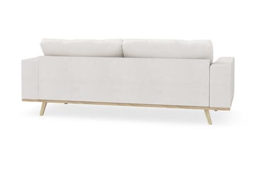 Copenhagen 3-seters Sofa i Bouclé - Hvit - Møbler - Sofaer - 3 seter sofa