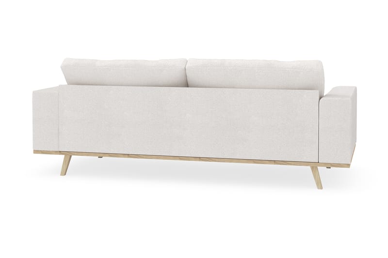 Copenhagen 3-seters Sofa i Bouclé - Hvit - Møbler - Sofaer - 3 seter sofa
