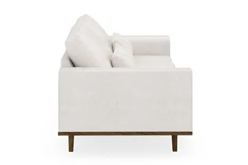 Copenhagen 3-seters Sofa i Bouclé - Hvit - Møbler - Sofaer - 3 seter sofa