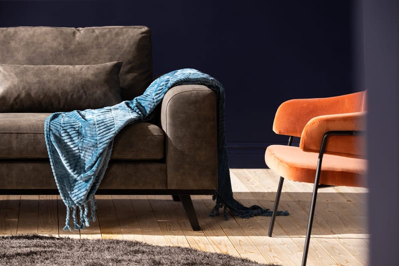 Copenhagen 3-seters Sofa i Kunstlær - Mørk grå - Møbler - Sofaer - 3 seter sofa