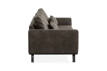 Copenhagen 3-seters Sofa i Kunstlær - Mørk grå - Møbler - Sofaer - 3 seter sofa