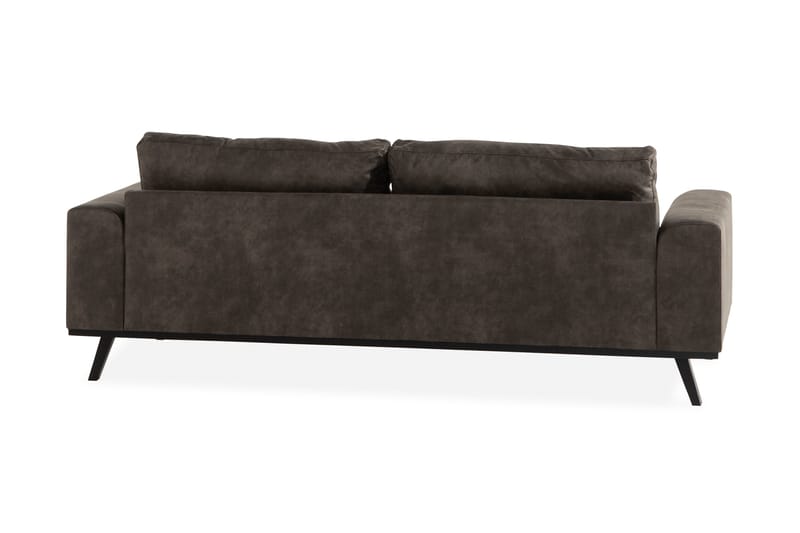 Copenhagen 3-seters Sofa i Kunstlær - Mørk grå - Møbler - Sofaer - 3 seter sofa