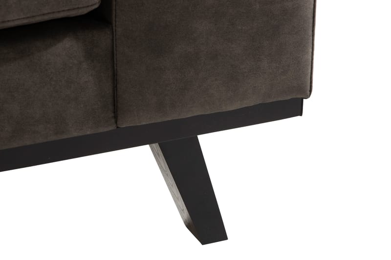 Copenhagen 3-seters Sofa i Kunstlær - Mørk grå - Møbler - Sofaer - 3 seter sofa