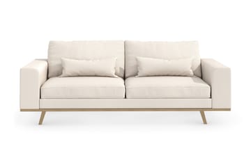 Copenhagen 3-seters Stoffsofa - Beige - Møbler - Sofaer - 3 seter sofa