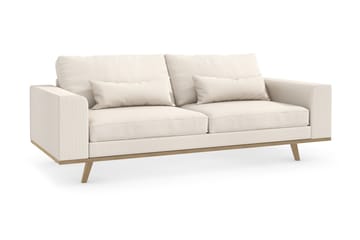 Copenhagen 3-seters Stoffsofa - Beige - Møbler - Sofaer - 3 seter sofa