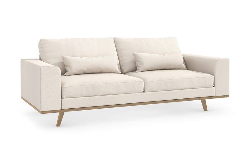 Copenhagen 3-seters Stoffsofa - Beige - Møbler - Sofaer - 3 seter sofa