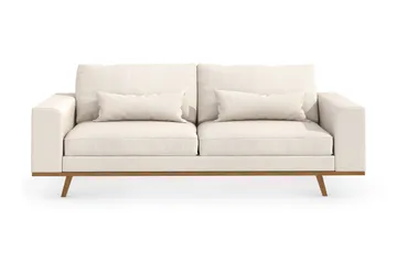 Copenhagen 3-seters Stoffsofa - Beige - Møbler - Sofaer - 3 seter sofa
