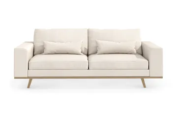 Copenhagen 3-seters Stoffsofa - Beige - Møbler - Sofaer - 3 seter sofa