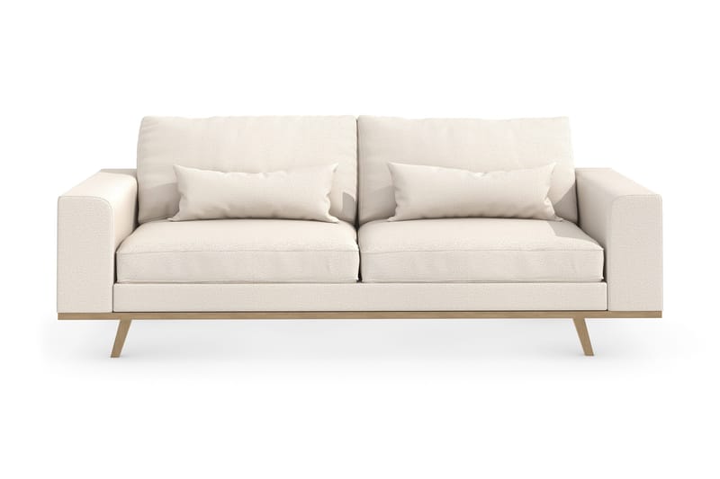 Copenhagen 3-seters Stoffsofa - Beige - Møbler - Sofaer - 3 seter sofa