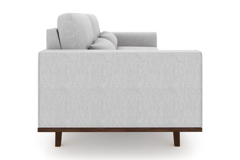 Copenhagen 3-seters Stoffsofa - Grå - Møbler - Sofaer - 3 seter sofa
