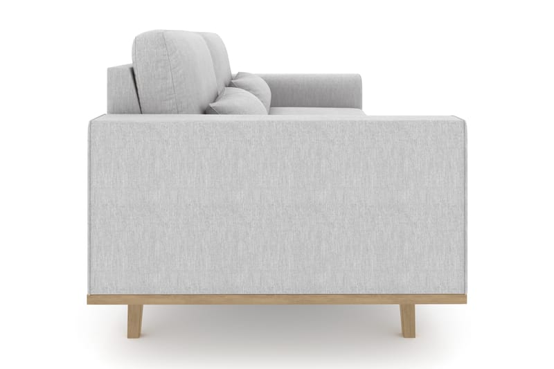 Copenhagen 3-seters Stoffsofa - Grå - Møbler - Sofaer - 3 seter sofa