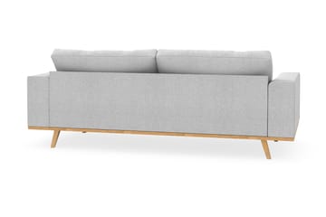 Copenhagen 3-seters Stoffsofa - Lys grå - Møbler - Sofaer - 3 seter sofa