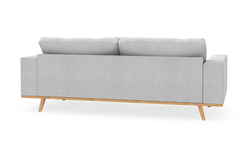 Copenhagen 3-seters Stoffsofa - Lys grå - Møbler - Sofaer - 3 seter sofa