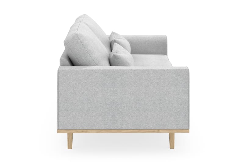Copenhagen 3-seters Stoffsofa - Lys grå - Møbler - Sofaer - 3 seter sofa
